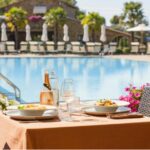 512 resort met zwembad, restaurant aan kust restaurant 2